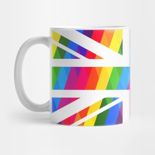 Rainbow Union Jack Mug